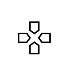 game pad icon design vector illustration