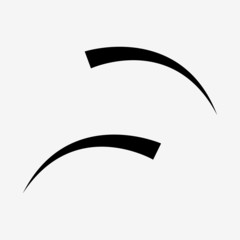 curved line icon design vector illustration