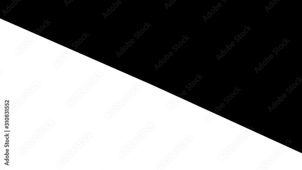 Aufkleber transforming simple black and white shapes. abstract geometric background. seamless looping footage.
