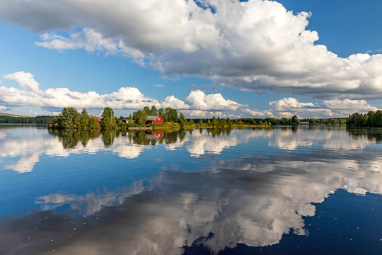 Calm day in Rovaniemi, Finland