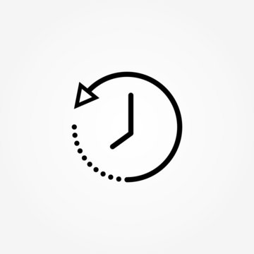 Account History Line Art Vector Icon For Apps And Websites