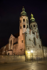 Fototapeta na wymiar Church of St. Andrew in Krakow. Poland