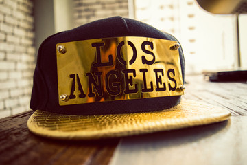 gold and black hiphop cup los angles 