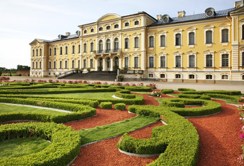 Rundale Palace near Pilsrundale. Latvia