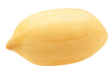 peanut isolated on white background, clipping path, full depth of field