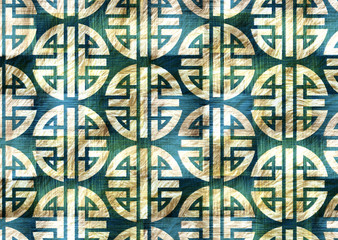 abstract ethnic geometric pattern design