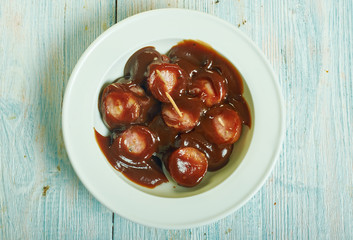 Crock Pot Kielbasa Bite