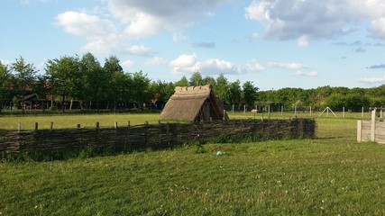 old hungarian buildings in hungary