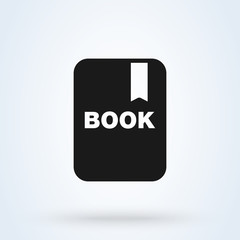 library, book icon Simple vector modern design illustration.