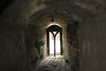 Fototapeta premium entrance to the old church