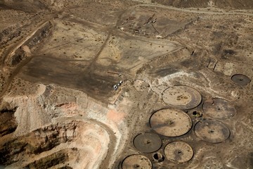 Tin quarry in the Nevada desert