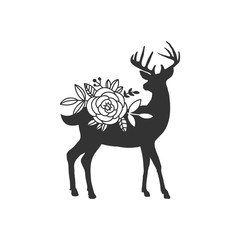 Beautiful animal cut file with floral