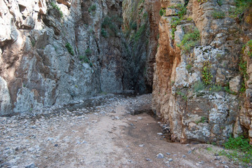 Vista del canyon di Bidda Mores