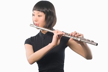 Woman Playing Flute © MDBPIXS