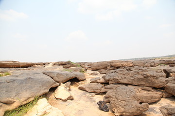 Obraz premium Rock holes Stone View Sam-Pan-Bok Grand Canyon in thailand