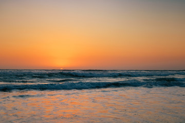 Sunrise over the sea