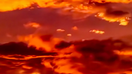 Wolken orange diffuse Hintergrund