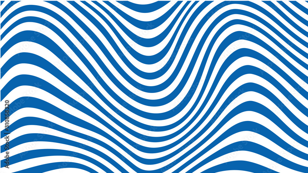 Poster Wave Stripe Background. Simple texture for abstract cover design. Decorative color art. Banner, poster template. Vector effect. Wave line pattern. Modern graphic design. Digital drawing. EPS10 vector.