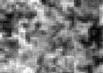 ピクセレートのモザイク柄のクールなグラフィックス