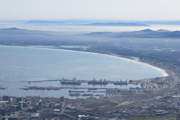 Table Mountain view Cape Town South Africa