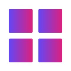 Glyph Gradient APPS icon isolated on background