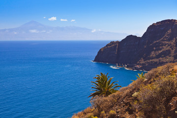 Beautiful beach in La Gomera island - Canary