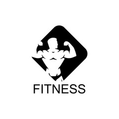 Vector object and Icons for Sport Label  Gym Badge  Fitness Logo Design