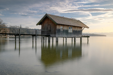 Ammersee kleines Bootshaus