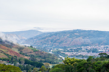 Fototapeta na wymiar View of Bocono city Trujillo, State. Venezuela