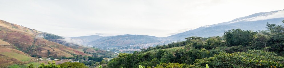 View of Bocono city Trujillo, State. Venezuela