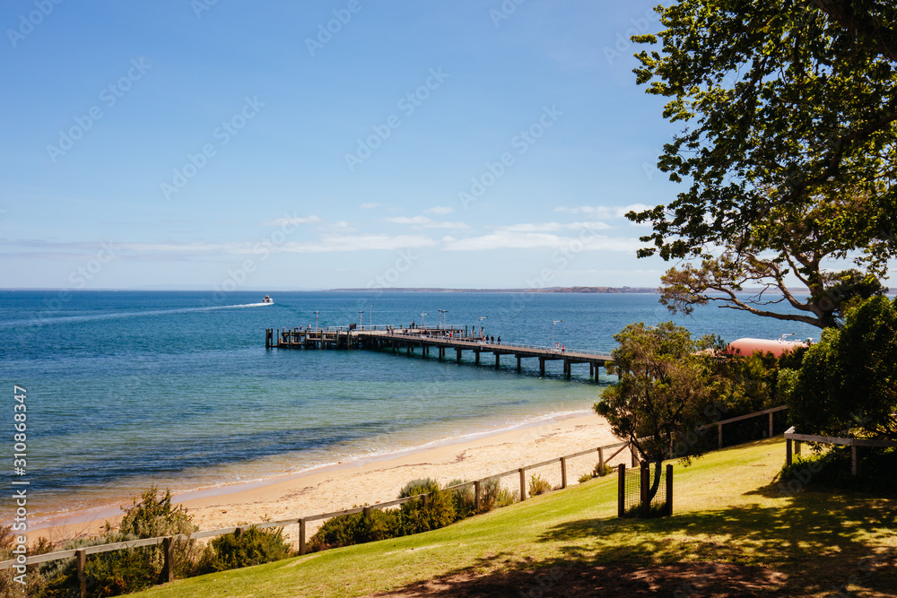 Wall mural cowes foreshore on philip island in australia