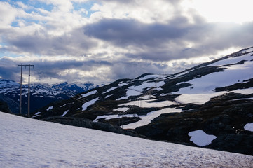 Snowy landscape in Norway