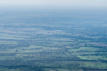 Aerial view of Barinas State, Venezuela
