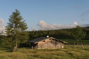 Winklmoosalm: Blick auf die Loferer Steinberge