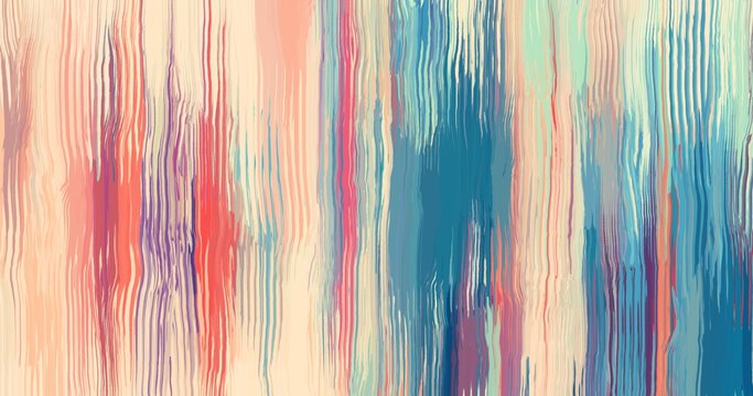Abstract rough digital painting, background illustration with light peach and turquoise accents. Grunge paint texture, distressed background