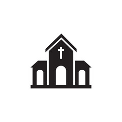 Church icon symbol vector illustration