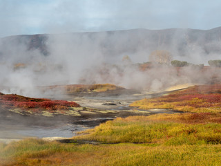 Caldera of Uzon volcano