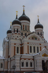 View of a Alexander Nevsky Cathedral in Tallinn. Estonia