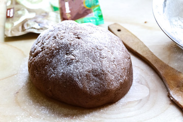 make homemade gingerbread dough from right ingredients