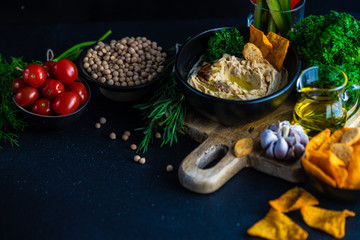 Traditional dish hummus