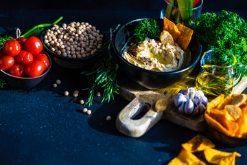 Traditional dish hummus