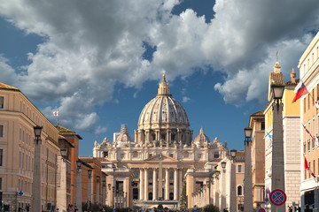 Fototapeta na wymiar Saint Peter in the Vatican