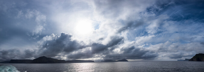 Obraz premium Färöer - Inseln im Nordatlantik