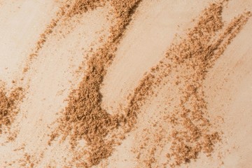 makeup powder and sand background :wave pattern texture