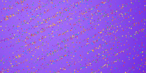 Festive confetti. Celebration stars. Rainbow confe