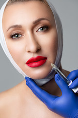 at any age you can go to a cosmetologist or plastic surgeon