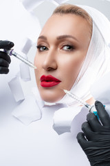 at any age you can go to a cosmetologist or plastic surgeon