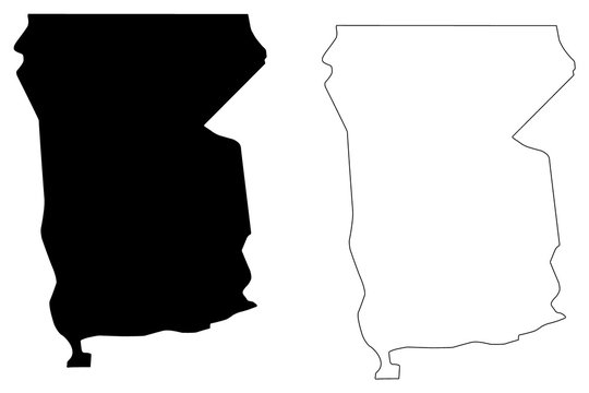 Omusati Region (Regions of Namibia, Republic of Namibia) map vector illustration, scribble sketch Omusati map