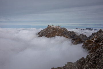 Die Allgäuer Alpen - Das Nebelhorn im Herbst