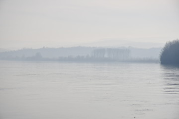 Fog over the river